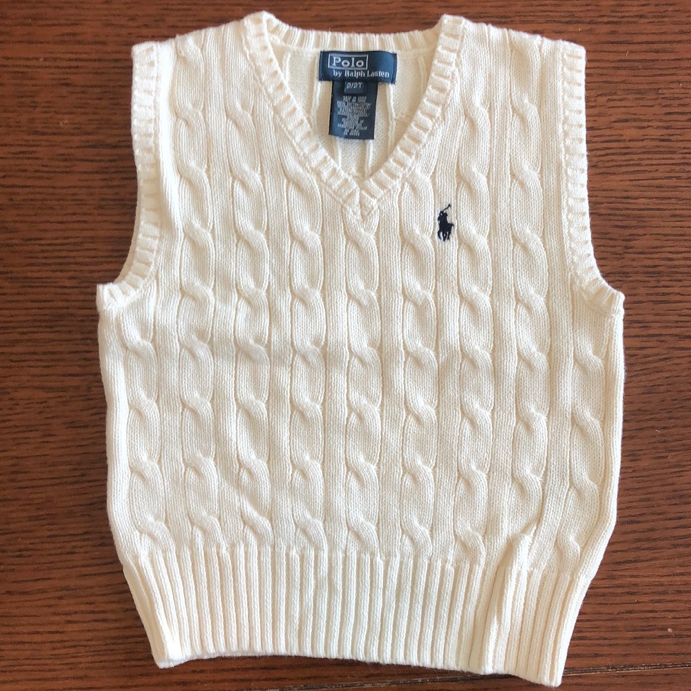 Polo Ralph Lauren sweater vest size 2/2t